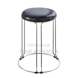 Round Metal Morden Stackable Dinning Stool Chair