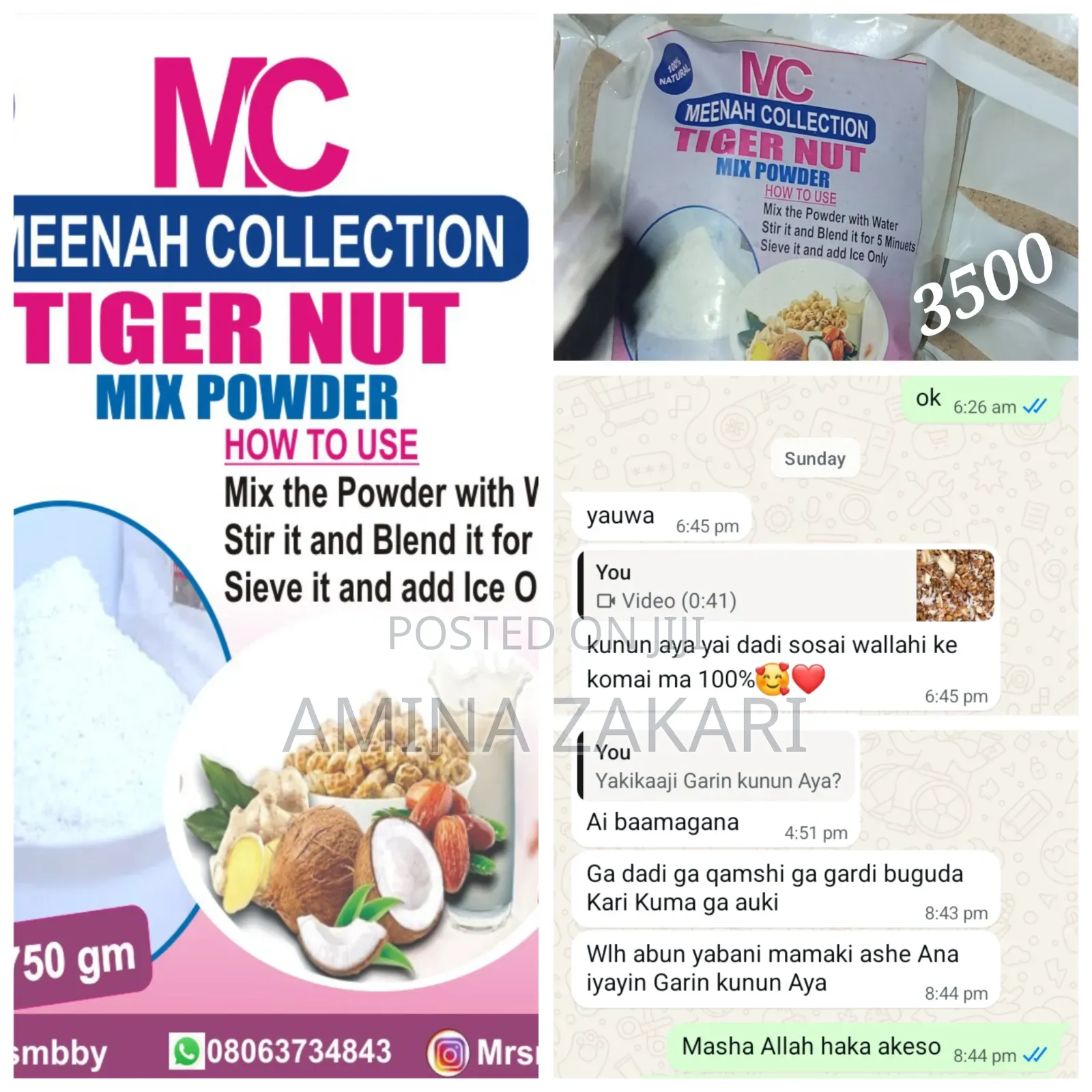 Tiger Nut Mix Powder