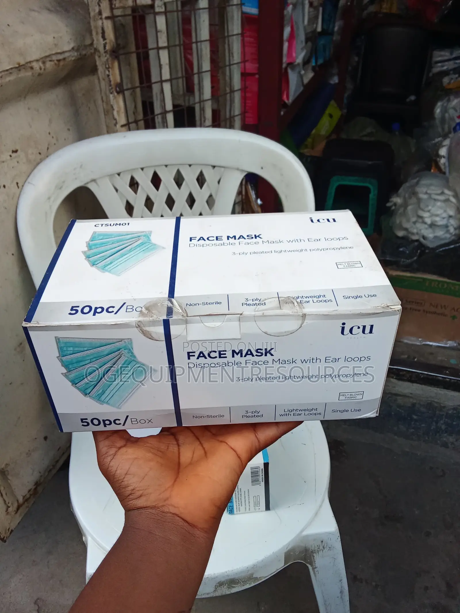 ICU Disposable Face Masks.