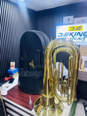 Gold Yamaha Tuba Instrument