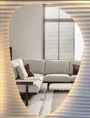 Premium Wall Mounted Irregular LED Mirror Asymmetrical SmartBacklMirro