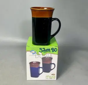 SMP 18oz Ceramic Two-Tone Coffee Mug With Box
