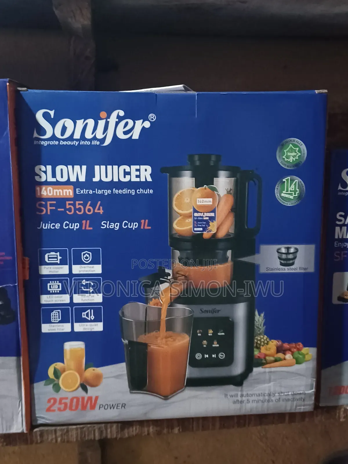 Slow Juicer Large Feeding Juice Extractor With Touch Screen
