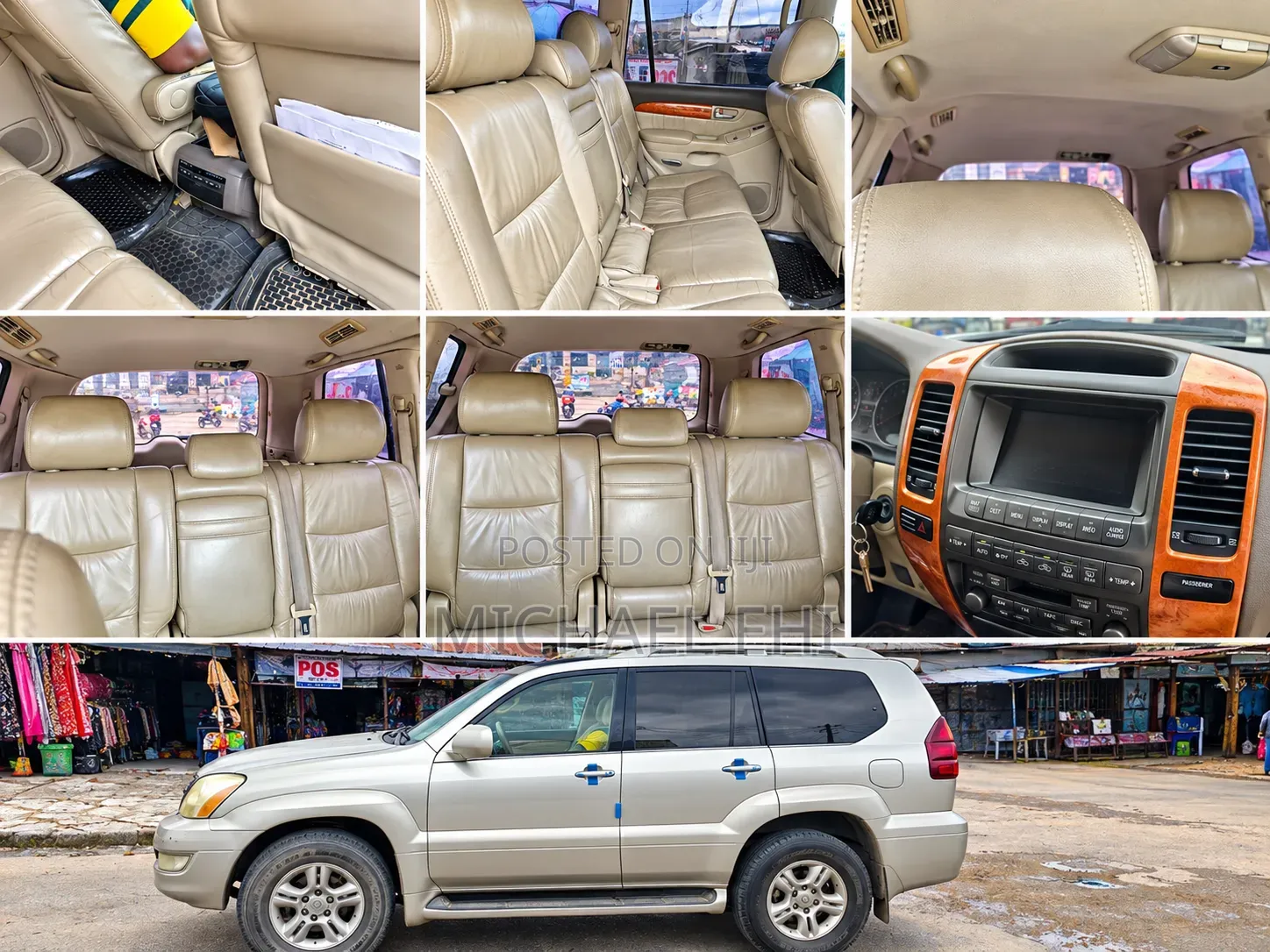Lexus GX 470 Sport Utility 2005 Gold