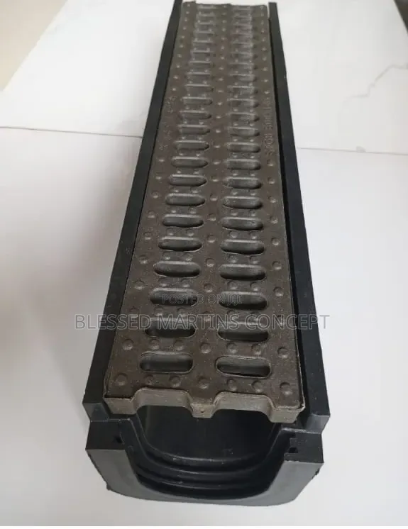 1 Meter Quality Compound Floor-Drain With Removable Trench Cover