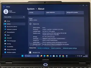 Laptop Lenovo Legion 5 16GB Intel Core i7 SSD 1T