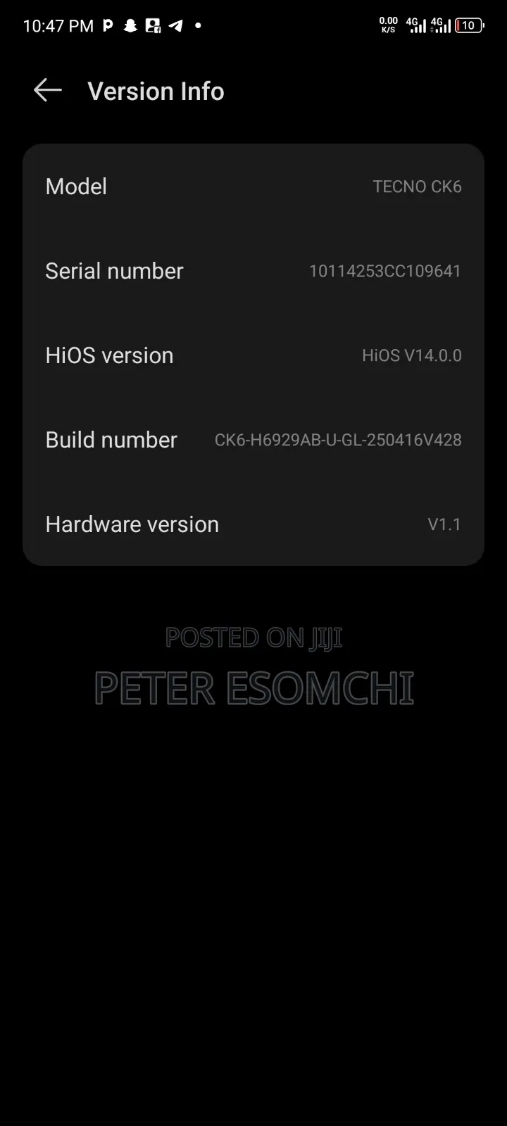 Tecno Camon 20 256 GB Blue