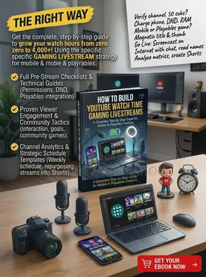 Get YouTube Watch Hours: Step-by-Step Ebook