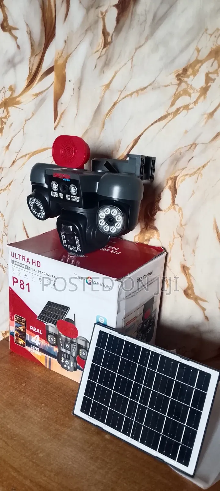 4 Lens 4g PTZ Solar Camera