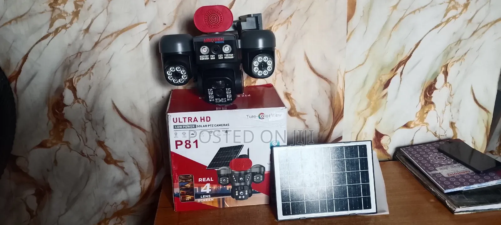 4 Lens 4g PTZ Solar Camera