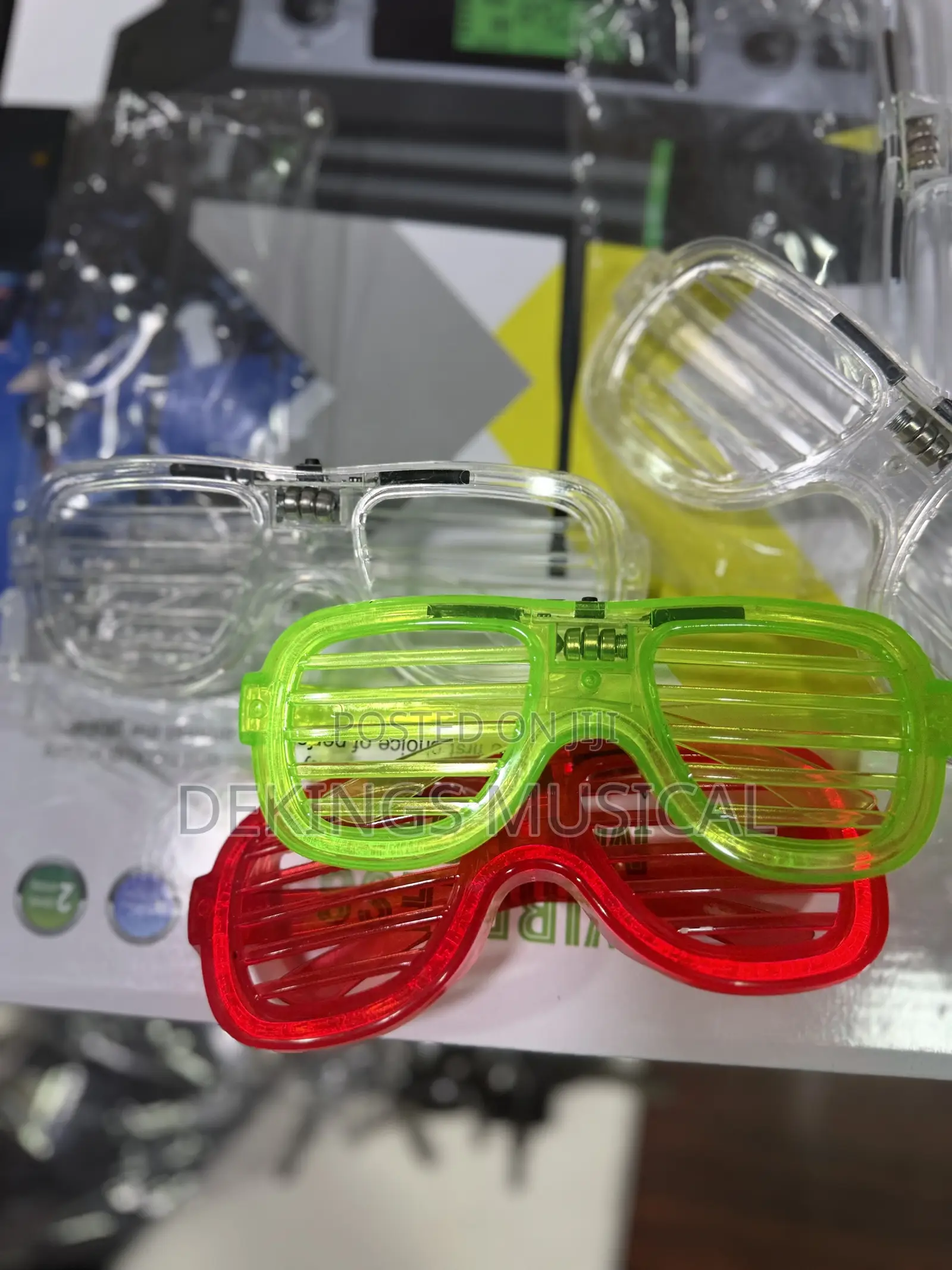 Neon LED Party Eyeglasses