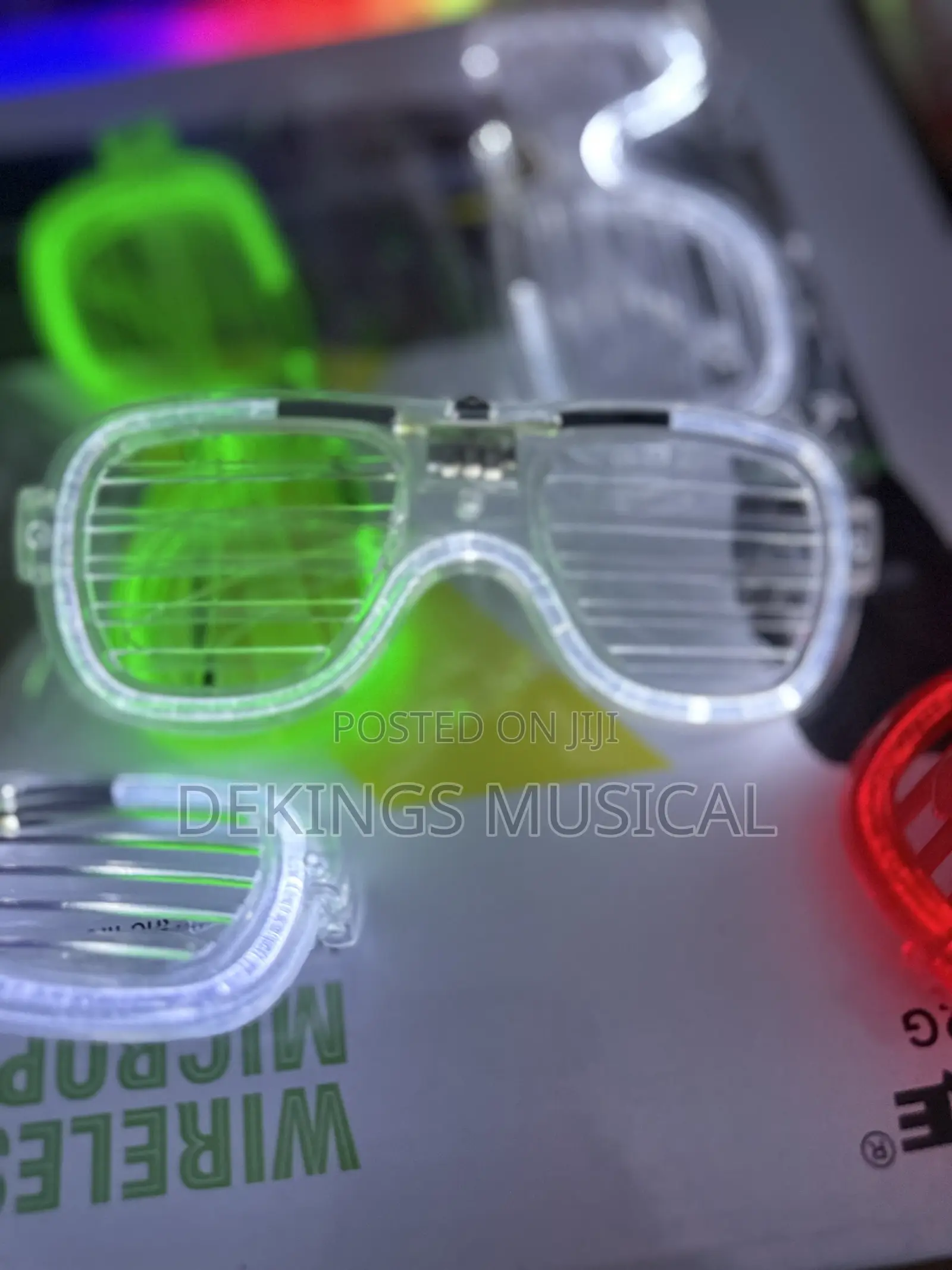 Neon LED Party Eyeglasses