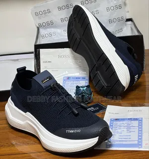 Quality Hugo Boss Sneakers Available in Black and Blue