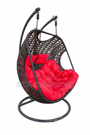 Two in One Swing Chair With Red Foam