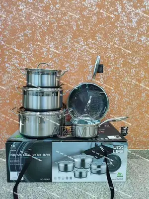U CC 10 Pieces High Quality Triply Pot