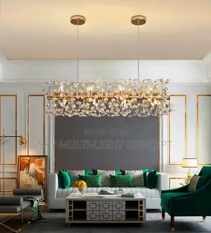 Modern K9 Crystal Hanging Chandelier