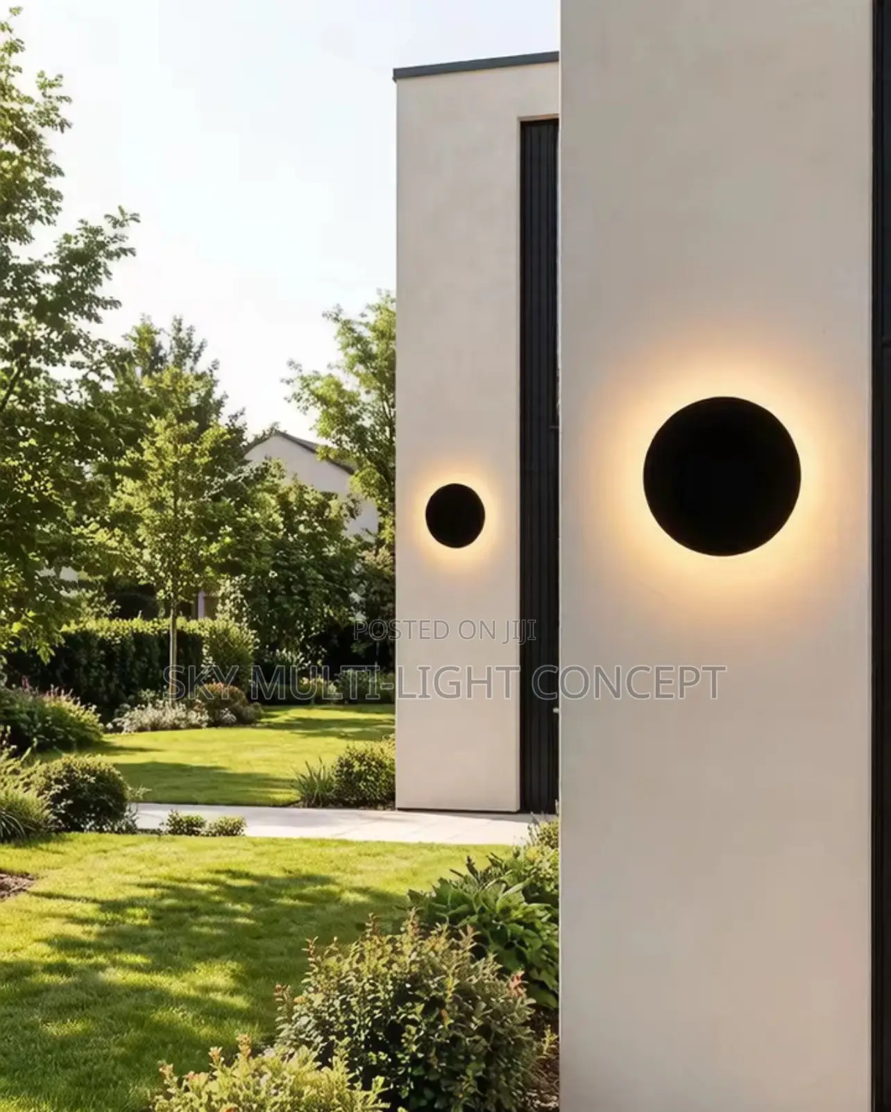 Nordic Minimalist Round LED Wall Light, Waterproof