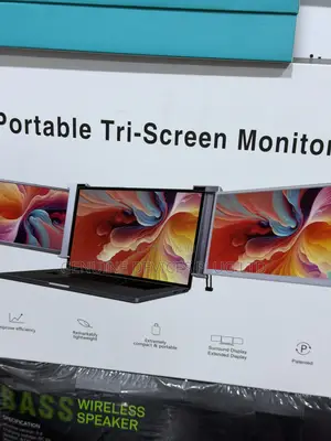 Laptop Screen Extender, 1080P FHD Ultra-Slim Triple Portable Monitor