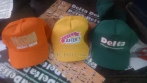 Branded Face Caps