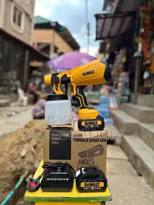 DeWalt Cordless Paint Spray Gun With Battery