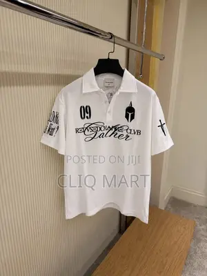 Graphic Heavyweight Cotton Polo Shirt