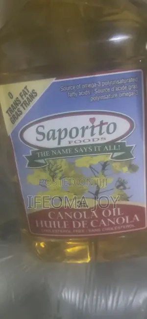 Canola Oil Shipped From Canada