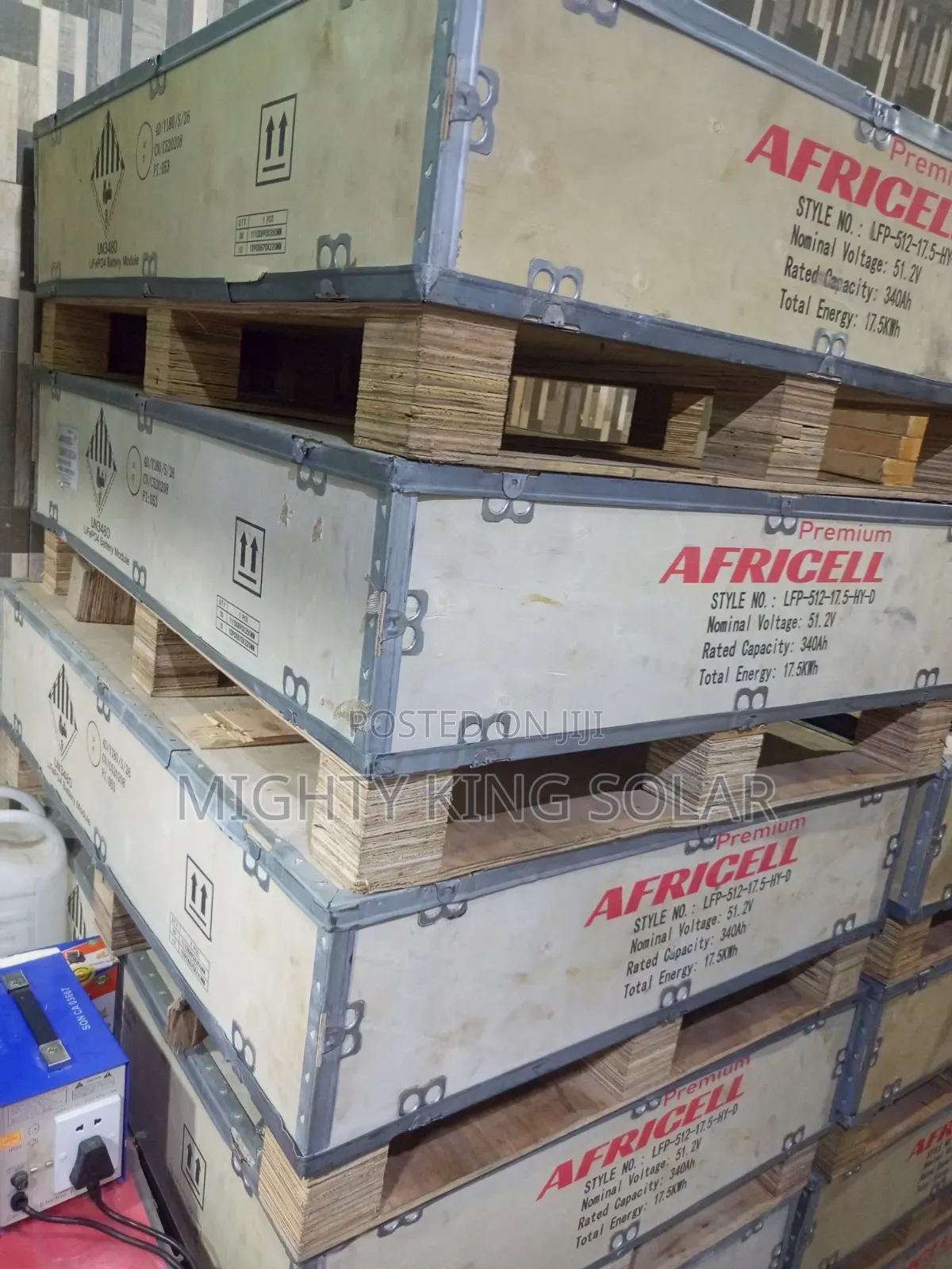 17.5kwh Africell Lithium Iron Battery Flat