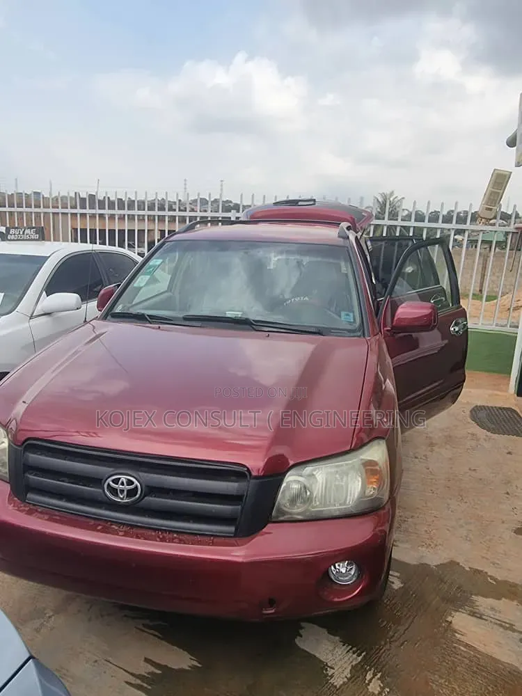 Toyota Highlander 4x4 2005 Red