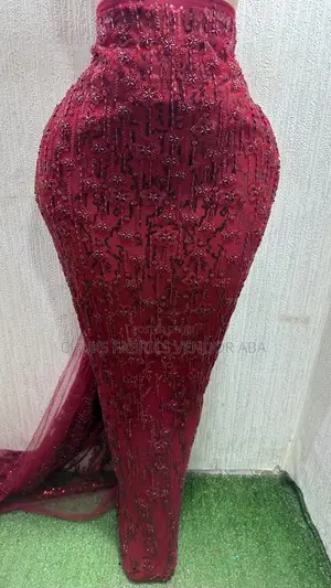 Original Lace 6 Yards Wine - Wholesale Aba