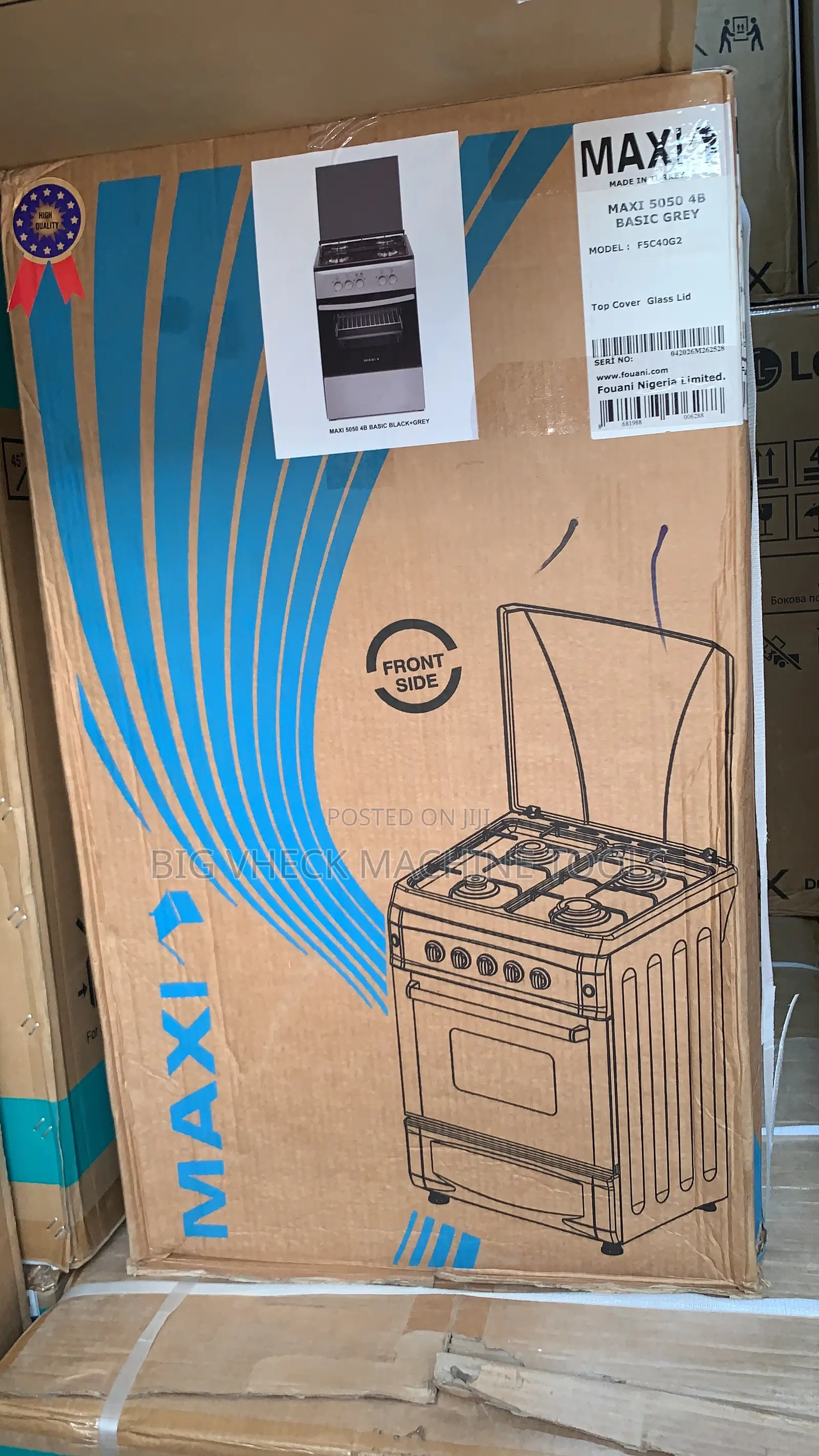 4burners Gas Cooker With Down Oven 6060