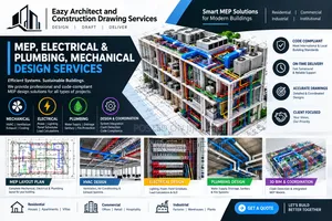 Mechanical, Plumbing and Electrical, Hvac Drawing