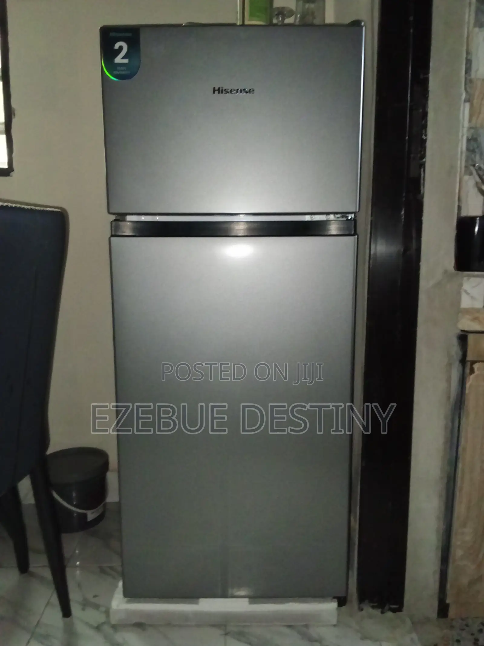 Hisense 124L Double Door Refrigerator – Excellent Condition