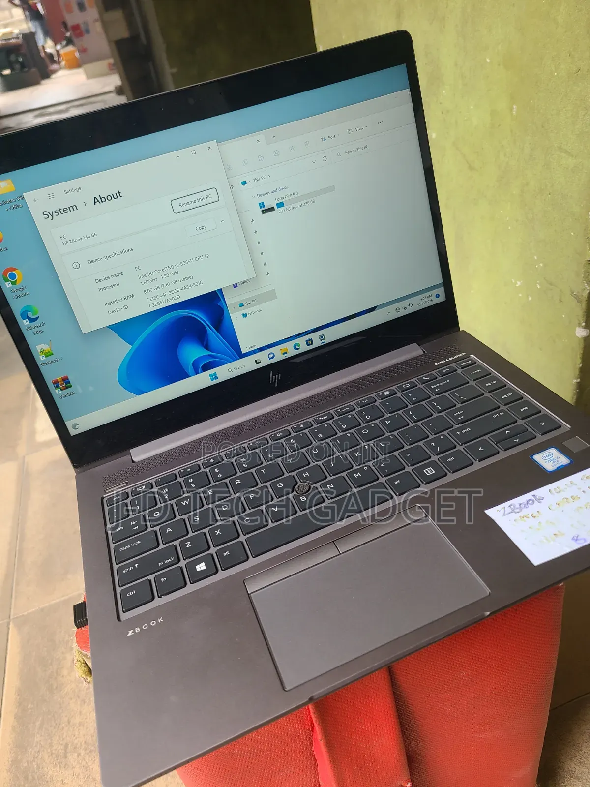 Laptop HP ZBook 14u G6 8GB Intel Core i5 SSD 256GB