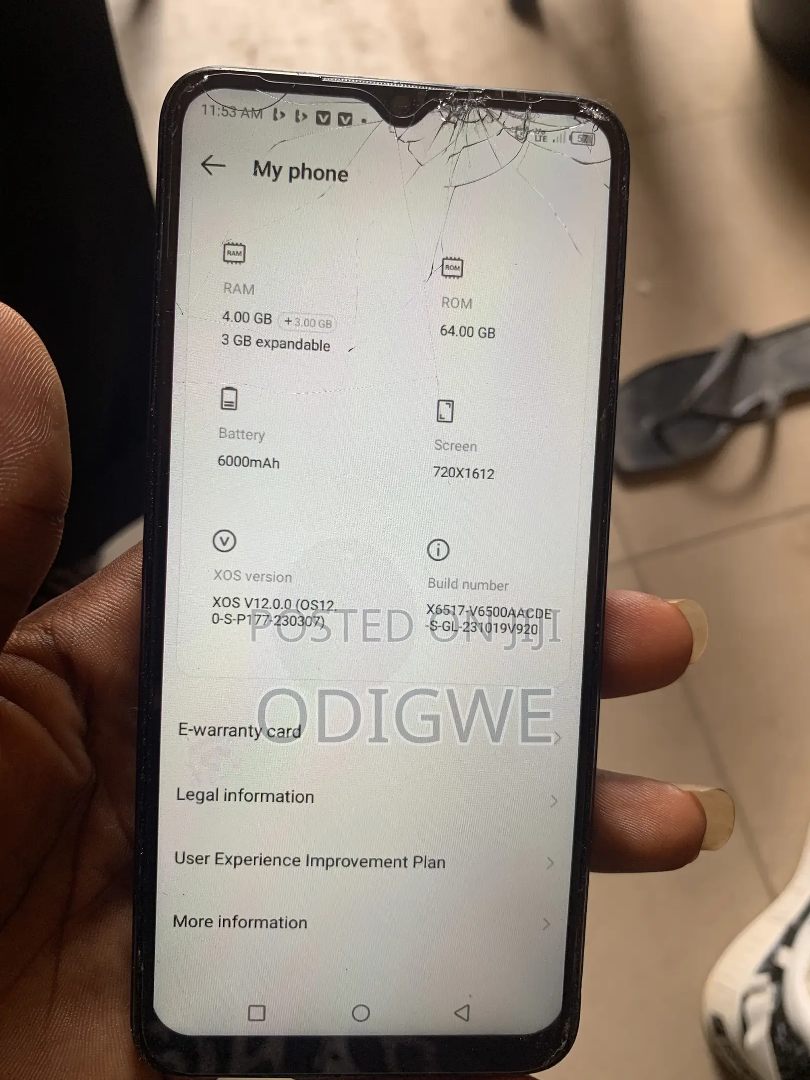 Infinix Smart 7 Plus 64 GB Black