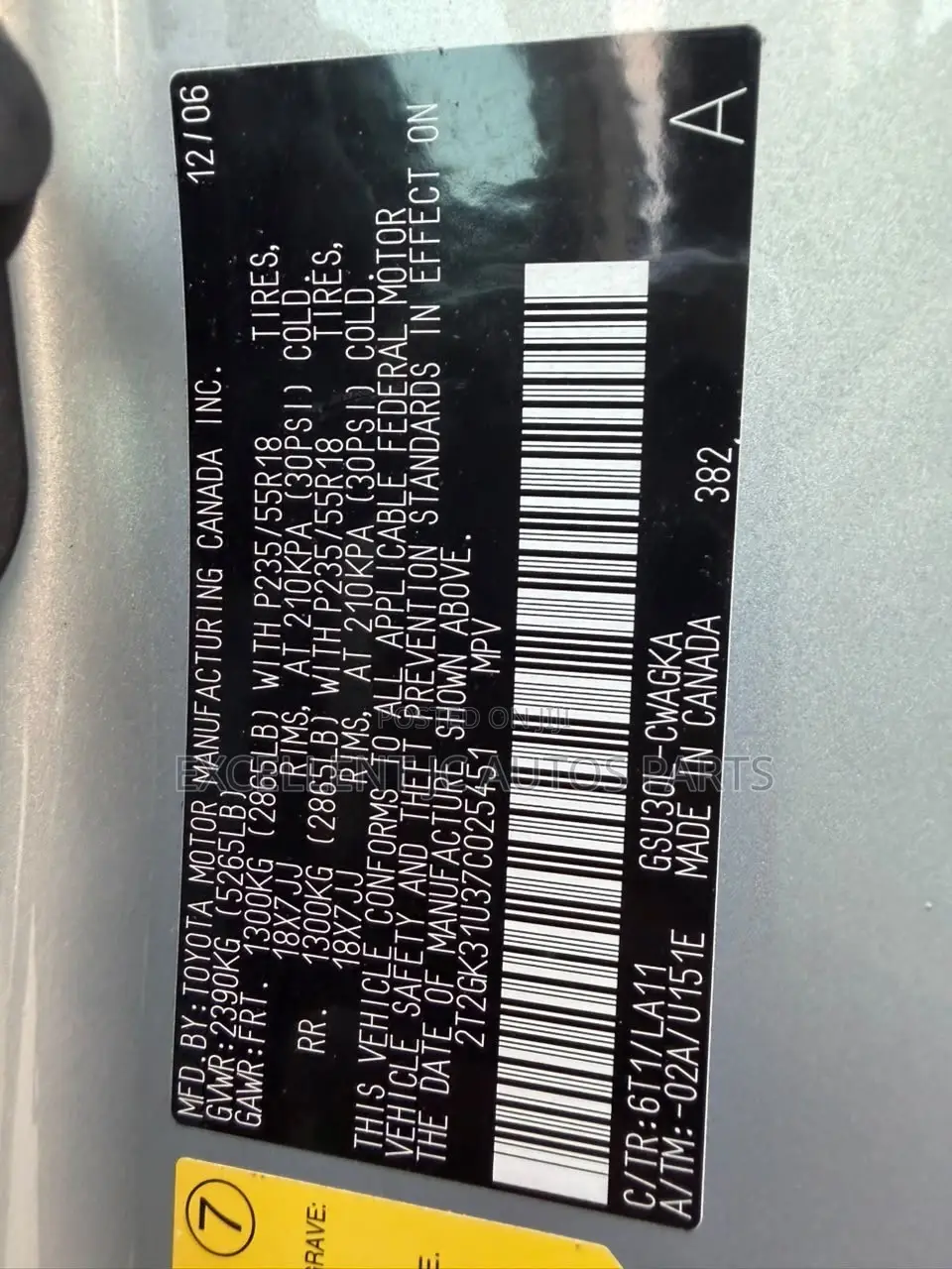 Lexus RX 350 2007 Gray