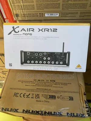 Original Behringer Midas XR12 12 Channel Digital Mixer
