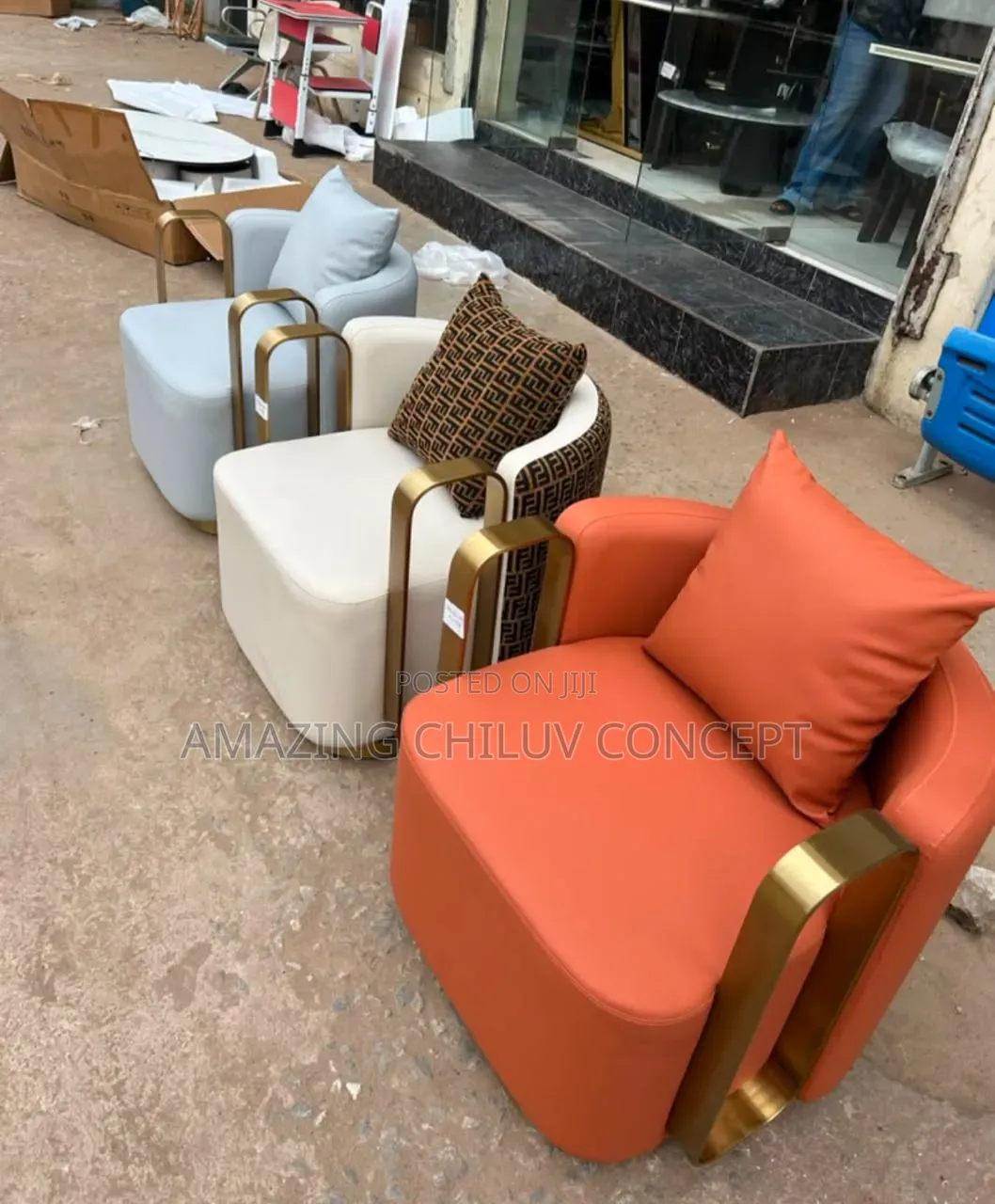 Modern Luxury Upholstered Sofa Chair
