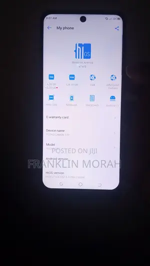 Tecno Camon 17P 128 GB Black