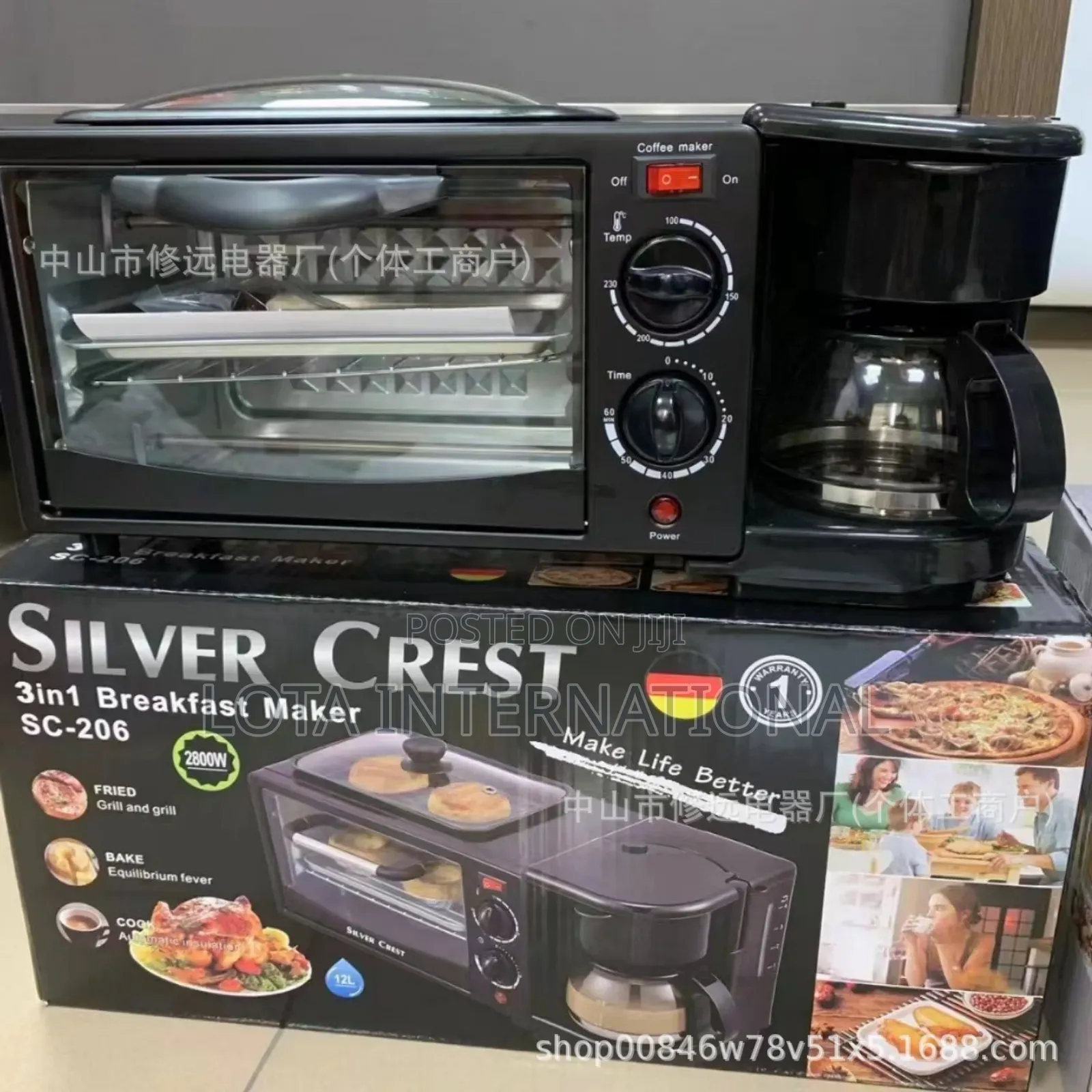 Silver Crest 6 in 1 Breakfast Machine
