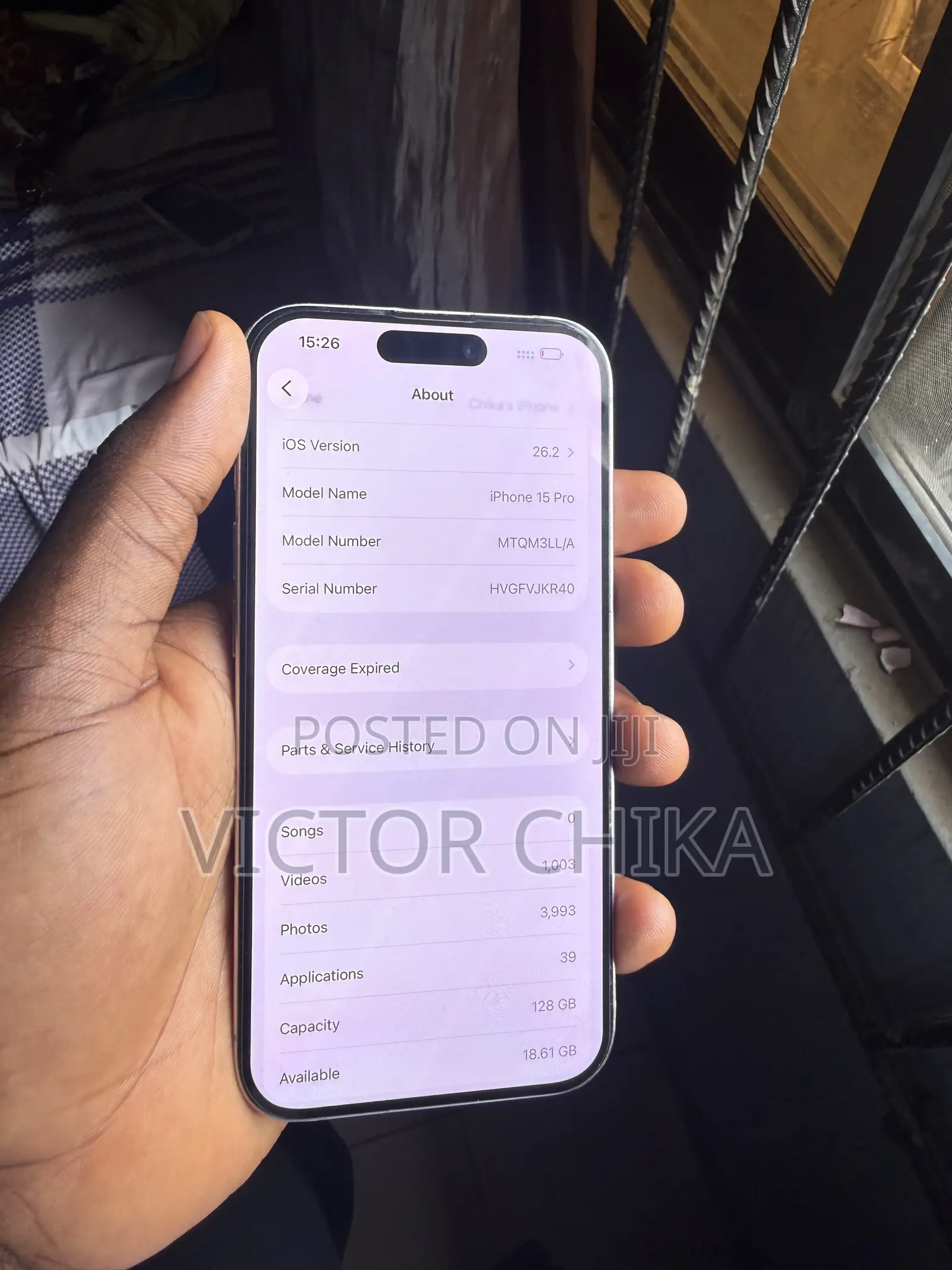 Apple iPhone 15 Pro 128 GB Silver