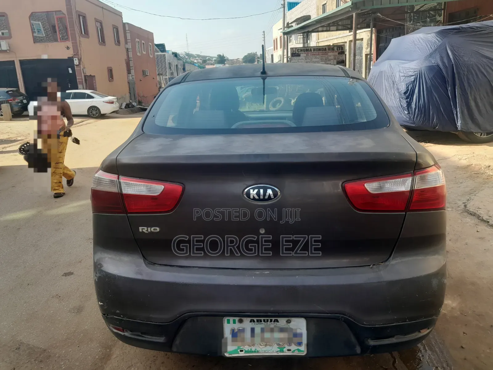 Kia Rio 2014 Brown