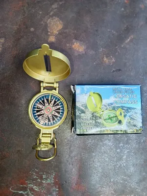 Lensatic Compass Metal Case Liquid Filled
