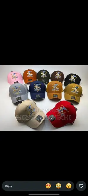 Caps and Plain Teeshirt