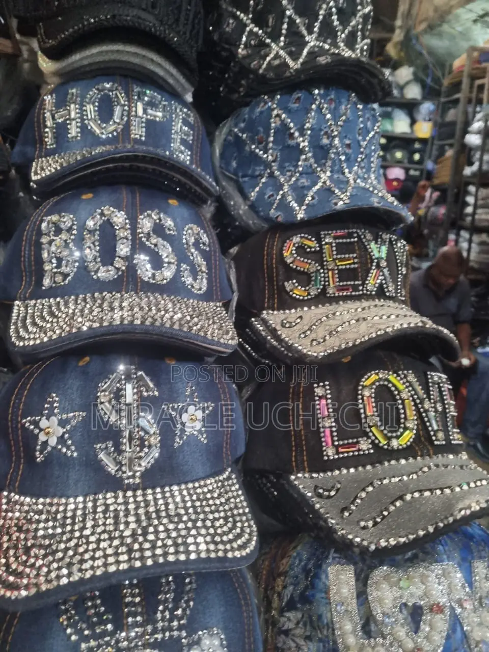 Caps and Plain Teeshirt