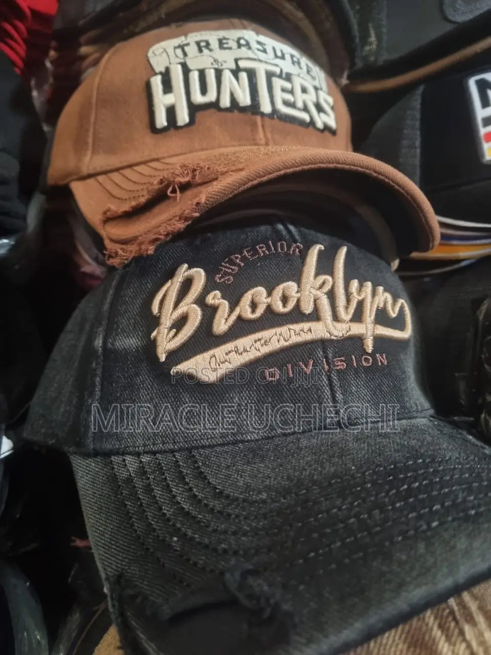 Caps and Plain Teeshirt