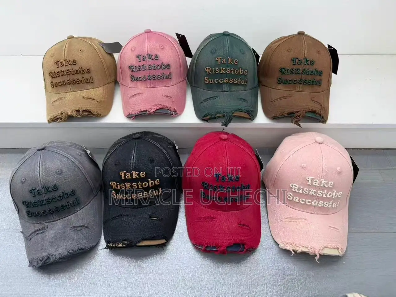 Caps and Plain Teeshirt