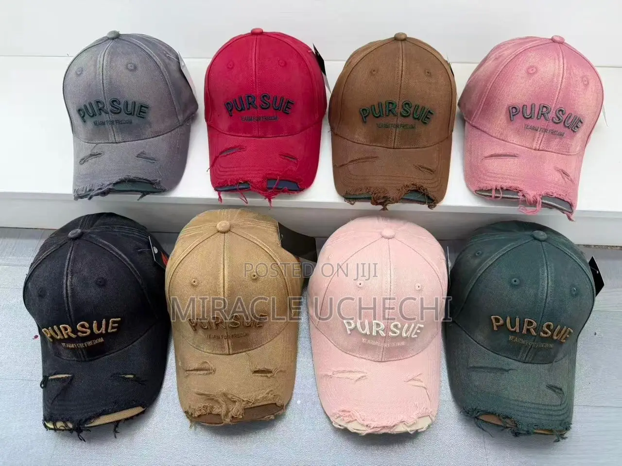 Caps and Plain Teeshirt