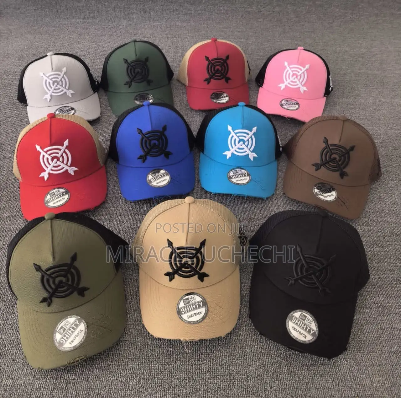 Caps and Plain Teeshirt