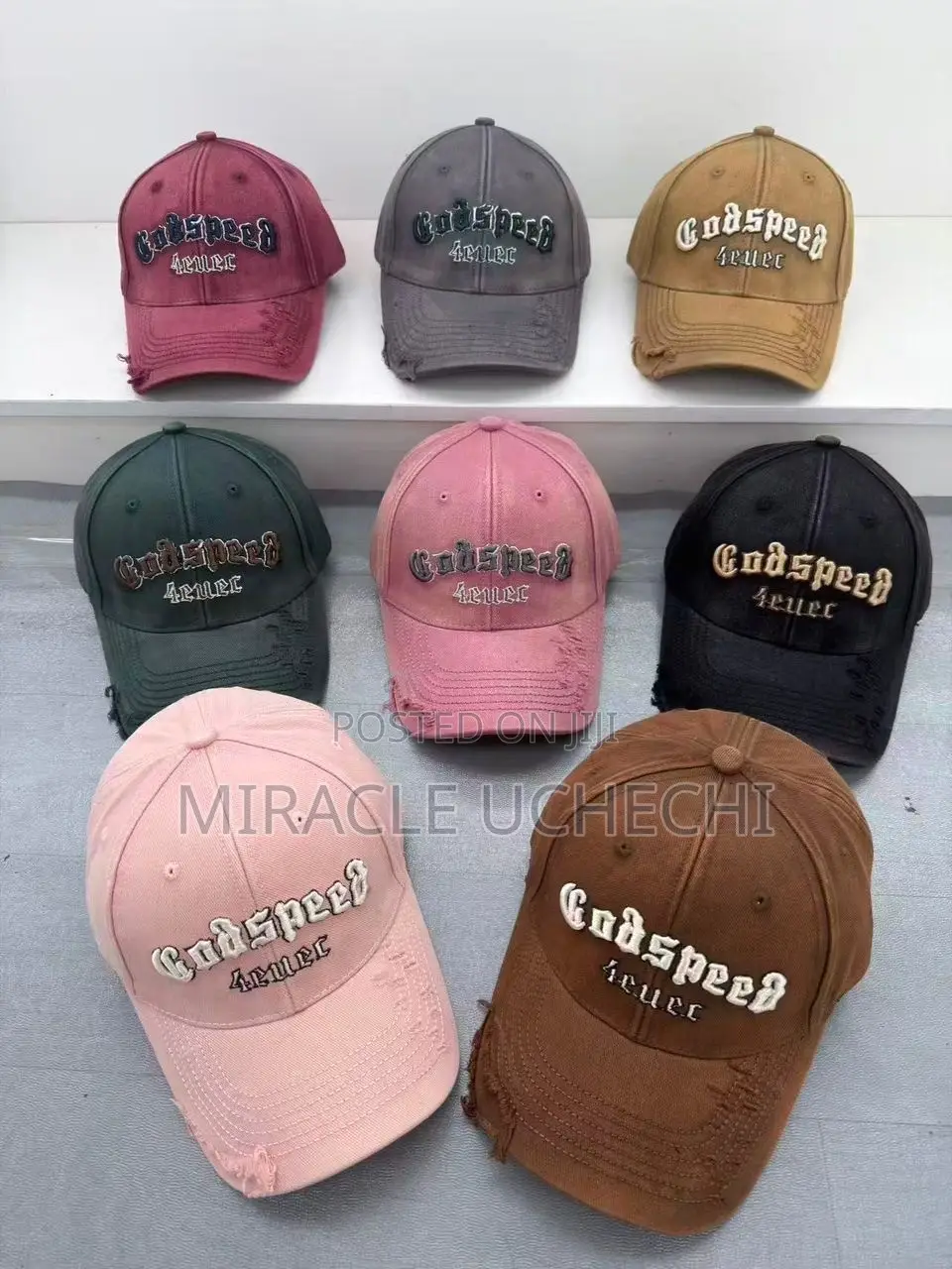 Caps and Plain Teeshirt