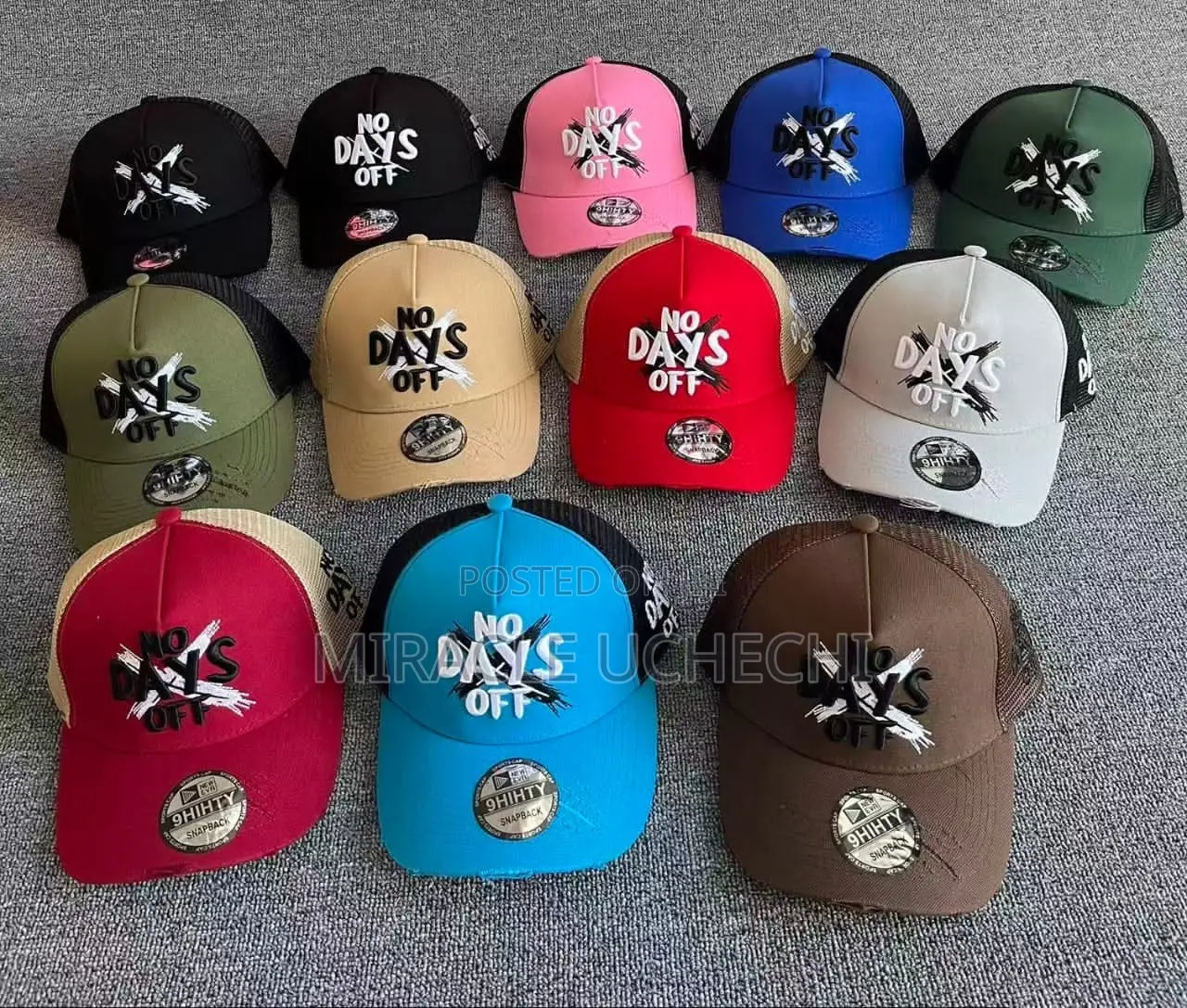 Caps and Plain Teeshirt